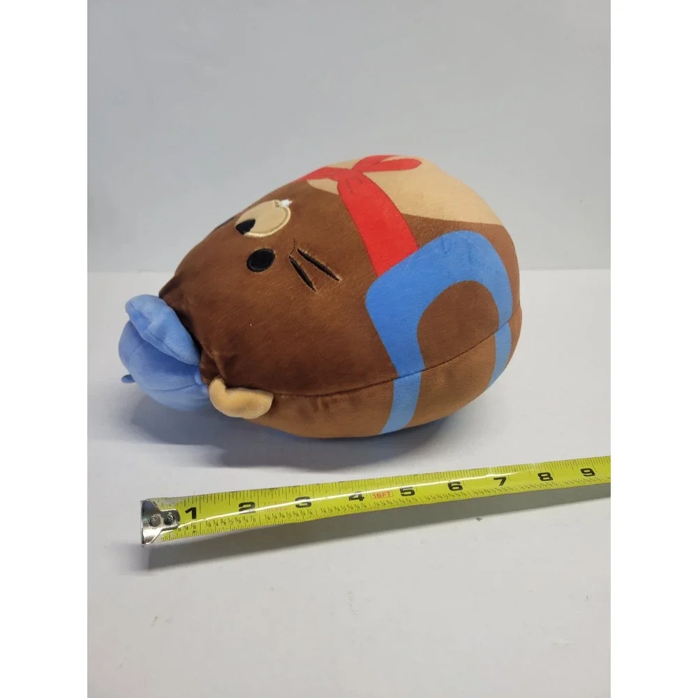 Squishmallows Chip the Beaver 8 Inch Explorer Plush Brown‎ Blue Beret Backpack